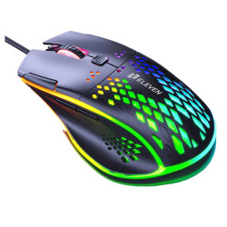 ماوس گیمینگ با سیم الون مدل GM6 RGB